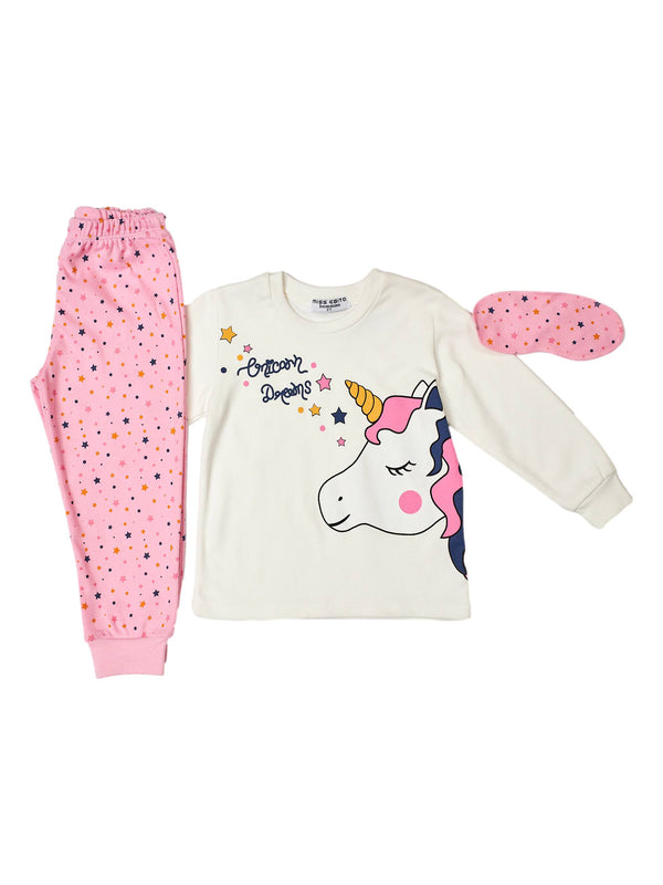ΠΑΙΔΙΚΟ ΣΕΤ ΠΥΤΖΑΜΑ ΕΒΙΤΑ ''UNICORN DREAMS"