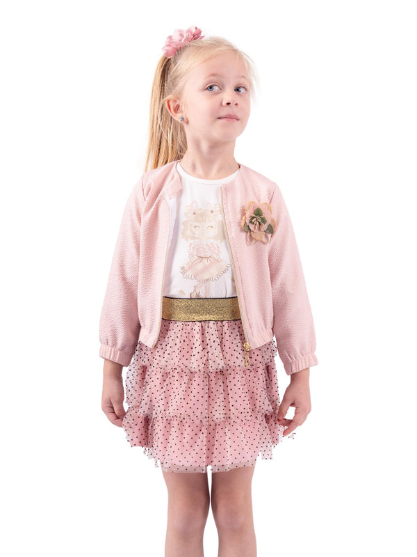 ΠΑΙΔΙΚΟ ΣΕΤ ΦΟΥΣΤΑ 3ΤΜΧ ΕΒΙΤΑ "TOULE SKIRT"