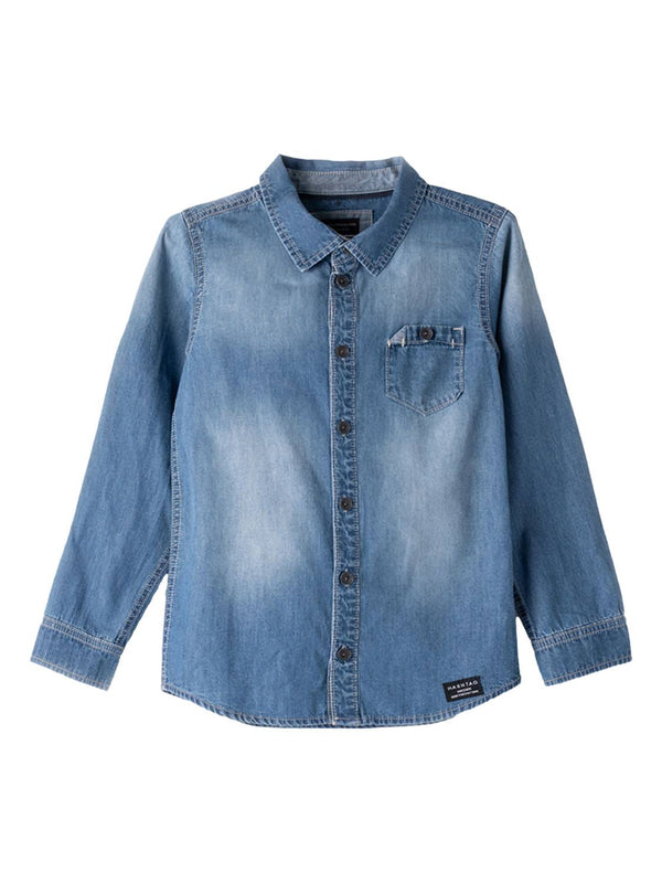 ΠΑΙΔΙΚΟ JEAN ΠΟΥΚΑΜΙΣΟ HASHTAG "BLUE"