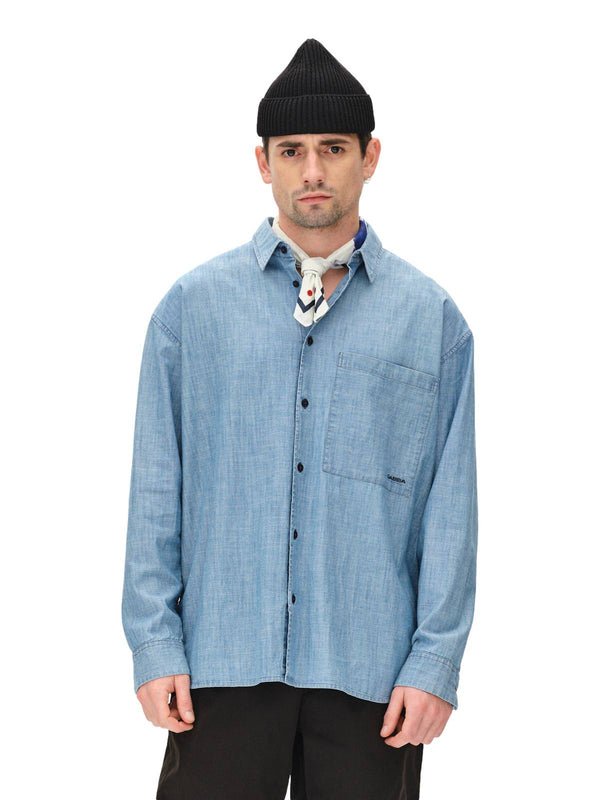 ΑΝΔΡΙΚΟ JEAN ΠΟΥΚΑΜΙΣΟ GABBA JENS OVERSHIRT TOPAZ LS