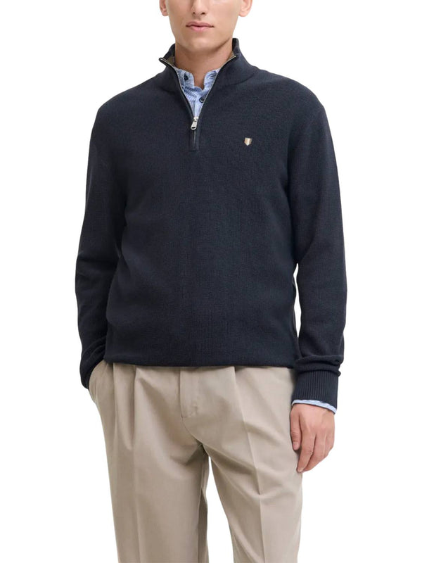 ΑΝΔΡΙΚΟ ΠΟΥΛΟΒΕΡ JACK & JONES  JPRBLUREX KNIT HALF ZIP LN