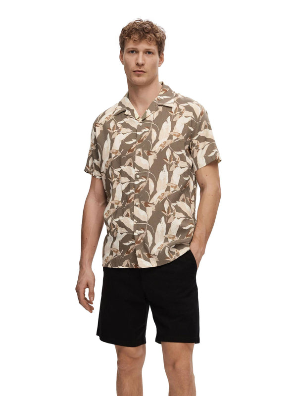 ΑΝΔΡΙΚΟ ΠΟΥΚΑΜΙΣΟ SELECTED SLHREG-AIR SHIRT SS MIX W