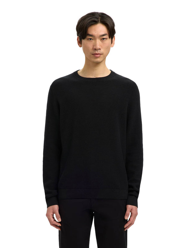 ΑΝΔΡΙΚΟ ΠΟΥΛΟΒΕΡ SELECTED ROSS KNIT STRUCTURE CREW NECK