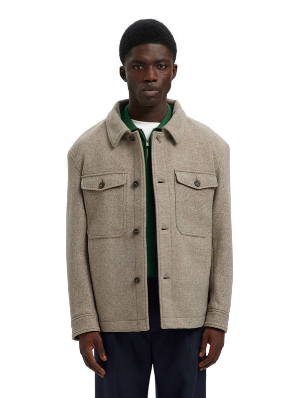 ΑΝΔΡΙΚΟ ΠΑΛΤΟ SELECTED SLHMITCH WOOL SHACKET