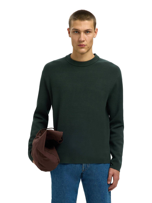 ΑΝΔΡΙΚΟ ΠΟΥΛΟΒΕΡ SELECTED SLHTELLER FN RELAXED CREW NECK