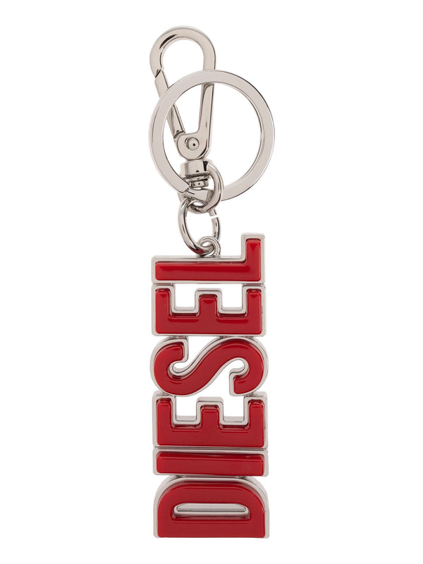 SILVER KEY RING DIESEL 3D