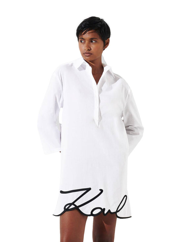 ΓΥΝΑΙΚΕΙΟ ΚΑΦΤΑΝΙ KARL LAGERFELD JEANS DNA SIGNATURE BEACH DRESS