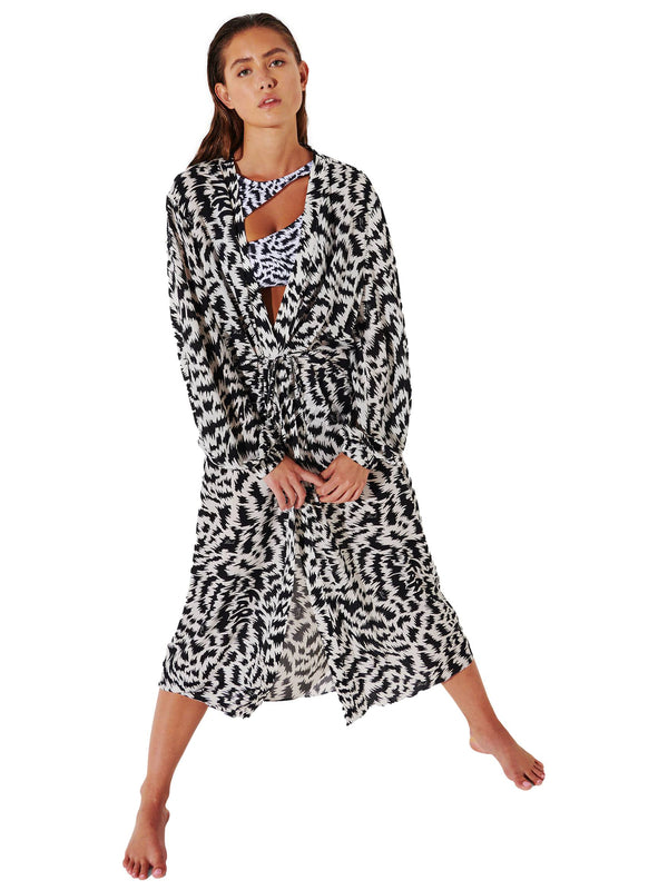 ΓΥΝΑΙΚΕΙΟ ΚIMONO KARL LAGERFELD ANIMAL PRINT KIMONO