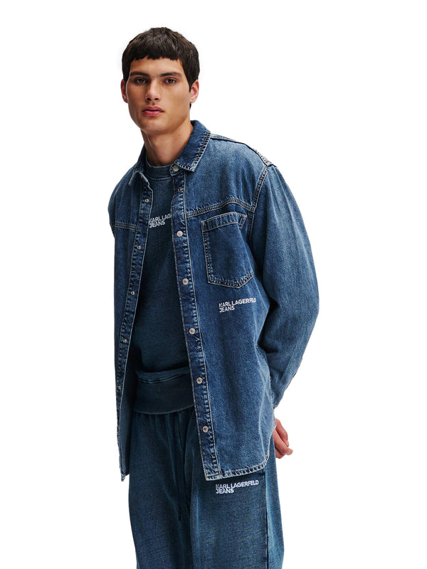 ΑΝΔΡΙΚΟ JEAN ΠΟΥΚΑΜΙΣΟ KARL LAGERFELD JEANS KLJ REGULAR DENIM SHIRT