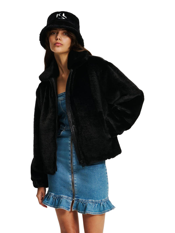ΓΥΝΑΙΚΕΙΑ ΓΟΥΝΑ KARL LAGERFELD JEANS KLJ FAUX FUR JACKET