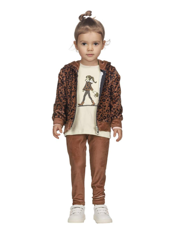 ΠΑΙΔΙΚΟ ΒΕΛΟΥΤΕ ΣΕΤ ΚΟΛΑΝ 3ΤΜΧ JOYCE "ANIMAL PRINT"