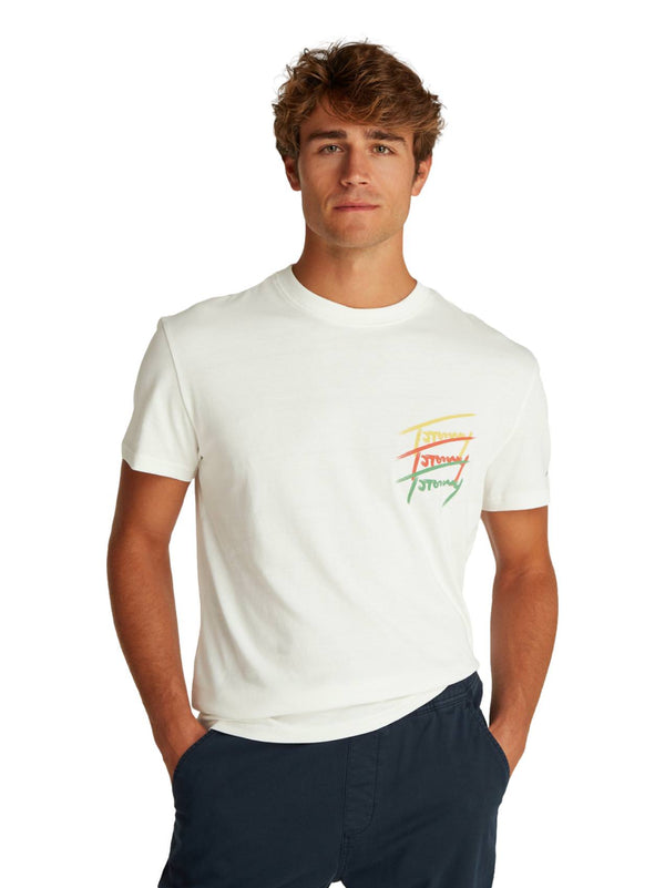ΑΝΔΡΙΚΟ T-SHIRT TOMMY JEANS TJM REG TWISTED SIGNTR TEE EXT