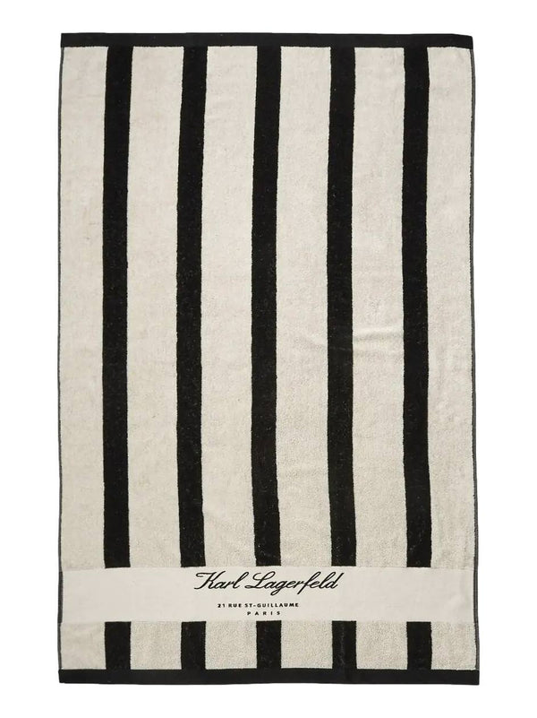 UNISEX ΠΕΤΣΕΤΑ ΘΑΛΑΣΣΗΣ KARL LAGERFELD HOTEL KARL BEACH STRIPE TOWEL