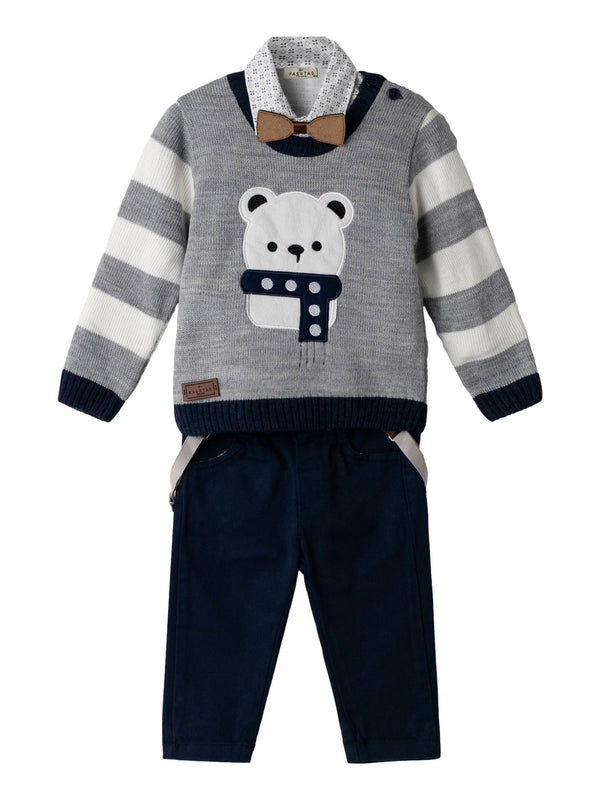 ΒΡΕΦΙΚΟ ΣΕΤ 3ΤΜΧ ΠΑΝΤΕΛΟΝΙ HASHTAG "COLD TEDDY BEAR"