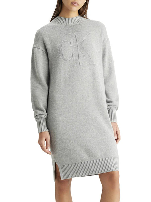 ΓΥΝΑΙΚΕΙΟ ΠΛΕΚΤΟ ΦΟΡΕΜΑ CALVIN KLEIN JEANS INTARSIA LOOSE SWEATER DRESS