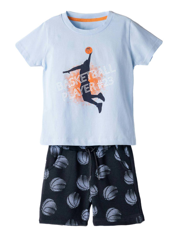 ΠΑΙΔΙΚΟ ΣΕΤ ΒΕΡΜΟΥΔΑΣ HASHTAG "BASKETBALL PLAYER"