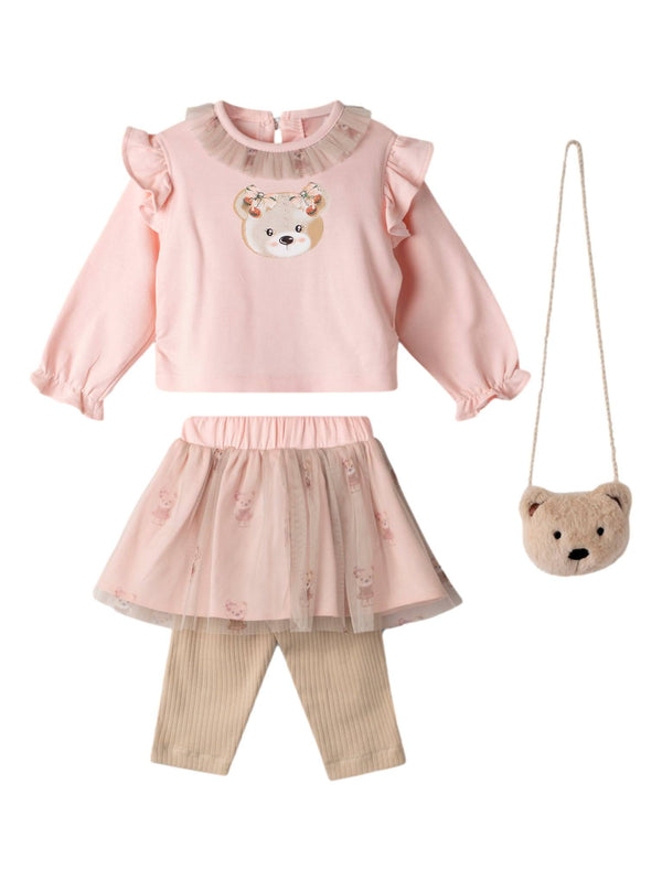 ΒΡΕΦΙΚΟ ΣΕΤ 3ΤΜΧ ΦΟΥΣΤΑ EBITA "SWEET TEDDY BEAR"