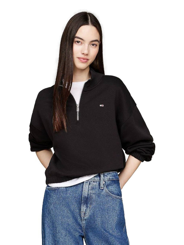 ΓΥΝΑΙΚΕΙO ΦΟΥΤΕΡ TOMMY JEANS TJW CRP 1/4 ZIP CREW