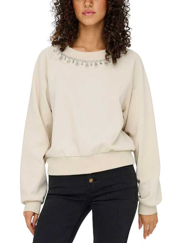 ΓΥΝΑΙΚΕΙΟ ΦΟΥΤΕΡ ONLY ONLJETT L/S O-NECK EMB. BOX SWT