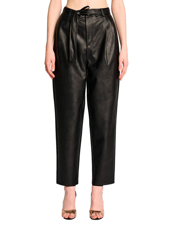 ΓΥΝΑΙΚΕΙΟ ΠΑΝΤΕΛΟΝΙ ΔΕΡΜΑΤΙΝΗΣ STAFF FELICITY VEGAN LEATHER HIGH WEST PANT