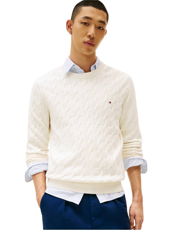 ΑΝΔΡΙΚΟ ΠΟΥΛΟΒΕΡ TOMMY HILFIGER CLASSIC CABLE CREW NECK