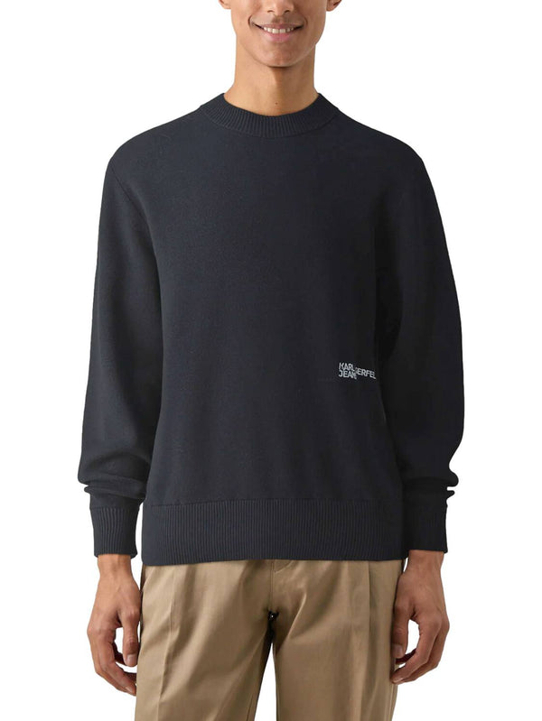 ΑΝΔΡΙΚΟ ΠΟΥΛΟΒΕΡ KARL LAGERFELD JEANS KLJ REGULAR MONOGRAM CREW