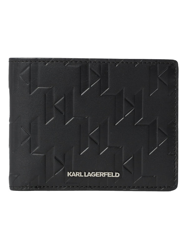 ΑΝΔΡΙΚΟ ΠΟΡΤΟΦΟΛΙ KARL LAGERFELD K/LOOM LEATHER BIFOLD WALLET