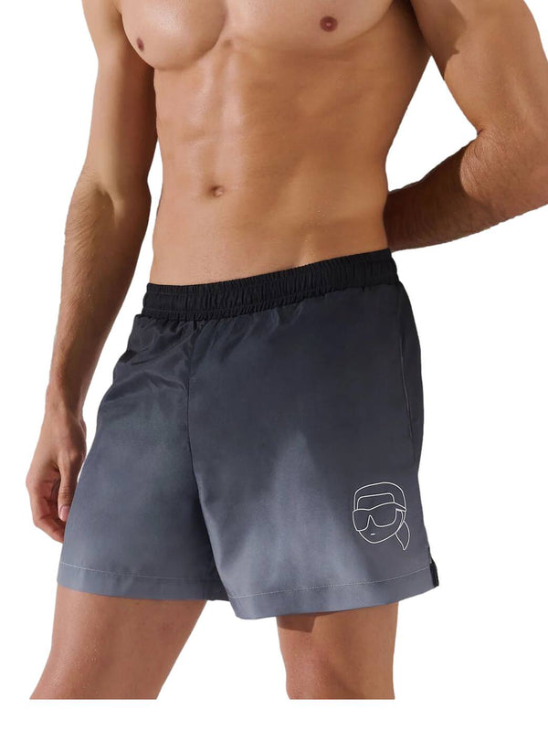 ΑΝΤΡΙΚΟ ΜΑΓΙΟ KARL LAGERFELD IKON OMBRE SHORT BOARDSHORTS