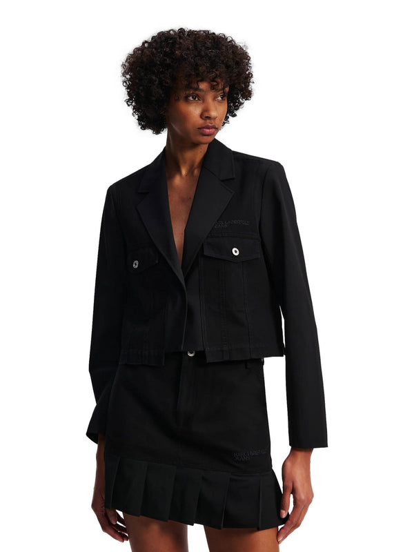 ΓΥΝΑΙΚΕΙΟ CROPPED ΣΑΚΑΚΙ KARL LAGERFELD JEANS ULTILITY BLAZER
