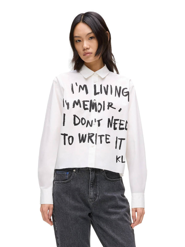 ΓΥΝΑΙΚΕΙΟ ΠΟΥΚΑΜΙΣΟ KARL LAGERFELD JEANS WOVEN SHIRT