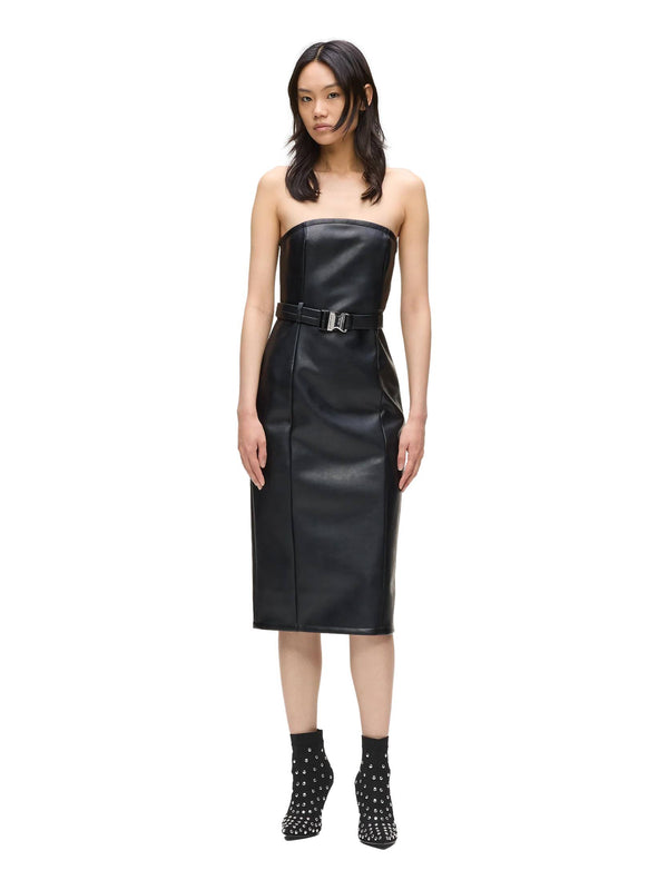 ΓΥΝΑΙΚΕΙΟ ΦΟΡΕΜΑ KARL LAGERFELD JEANS FAUX LEATHER DRESS