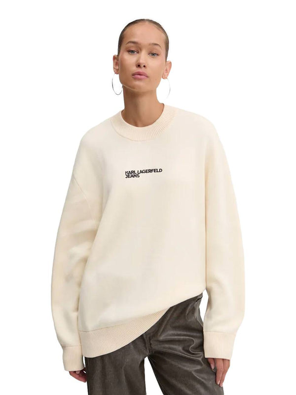 ΓΥΝΑΙΚΕΙΟ ΠΟΥΛΟΒΕΡ KARL LAGERFELD JEANS KLJ RELAXED LOGO SWEATER