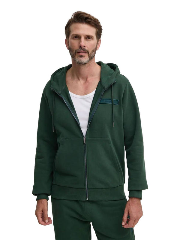ΑΝΔΡΙΚΗ ΖΑΚΕΤΑ CALVIN KLEIN EMBROIDERED LOGO ZIP THROUGH