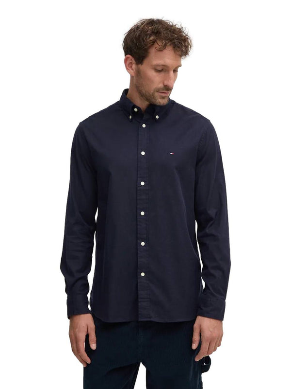 ΑΝΔΡΙΚΟ ΠΟΥΚΑΜΙΣΟ ΤΟΜΜΥ HILFIGER FLEX BRUSHED SOLID RF SHIRT