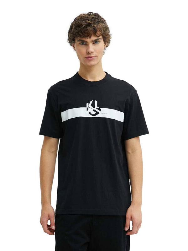 ΑΝΔΡΙΚΟ T-SHIRT KARL LAGERFELD JEANS REGULAR STRIPE SSLV