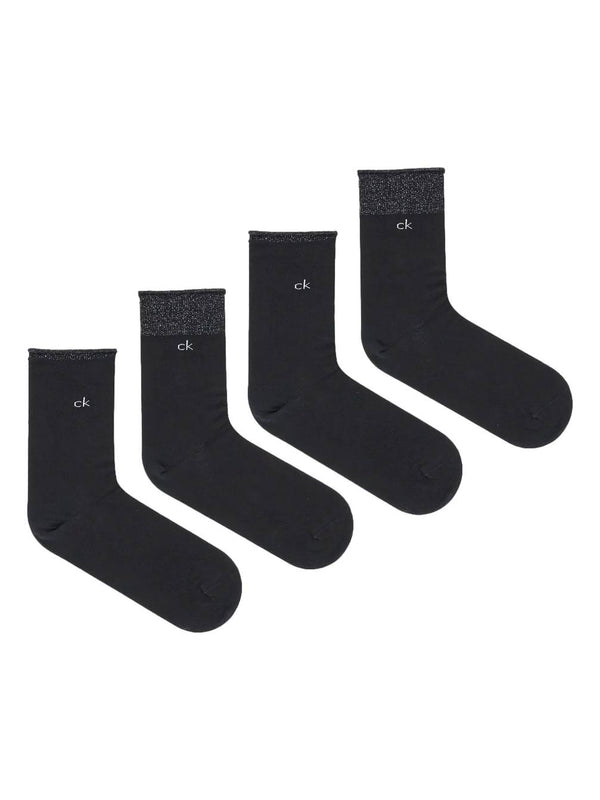 ΓΥΝΑΙΚΕΙΕΣ ΚΑΛΤΣΕΣ CALVIN KLEIN CK WOMEN SOCK 4P HOLIDAY LUREX