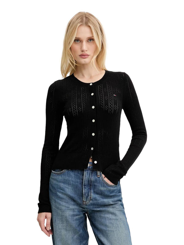 ΓΥΝΑΙΚΕΙΑ ΖΑΚΕΤΑ TOMMY JEANS TJW POINTELLE CREW NECK CARDIGAN