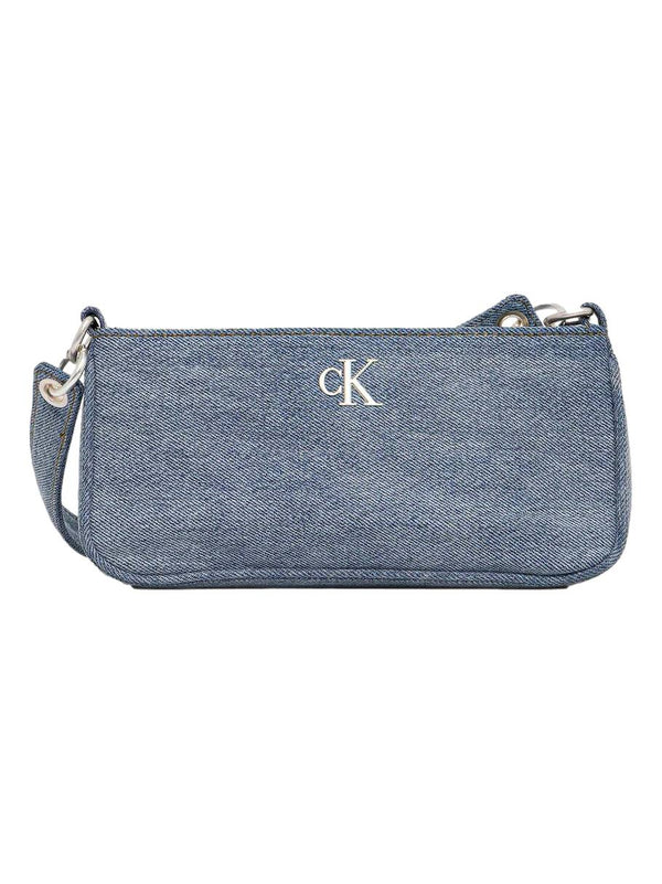 ΓΥΝΑΙΚΕΙΑ ΤΣΑΝΤΑ ΩΜΟΥ CALVIN KLEIN JEANS DENIM SHOULDER POUCH W/STRAP