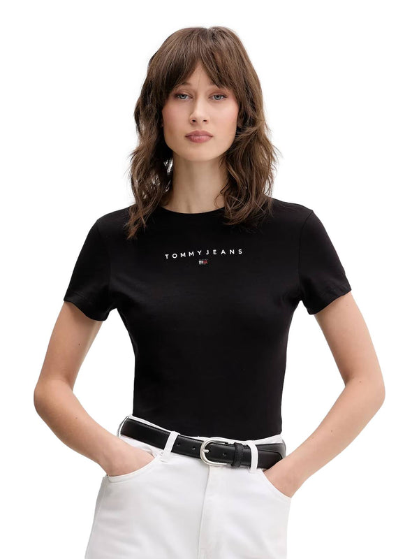 ΓΥΝΑΙΚΕΙΟ T-SHIRT TOMMY JEANS TJW SLIM BLING LINEAR TEE EXT