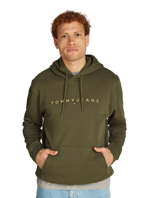 ΑΝΔΡΙΚΟ ΦΟΥΤΕΡ TOMMY JEANS TJM REG LINEAR GOLD HOOD EXT
