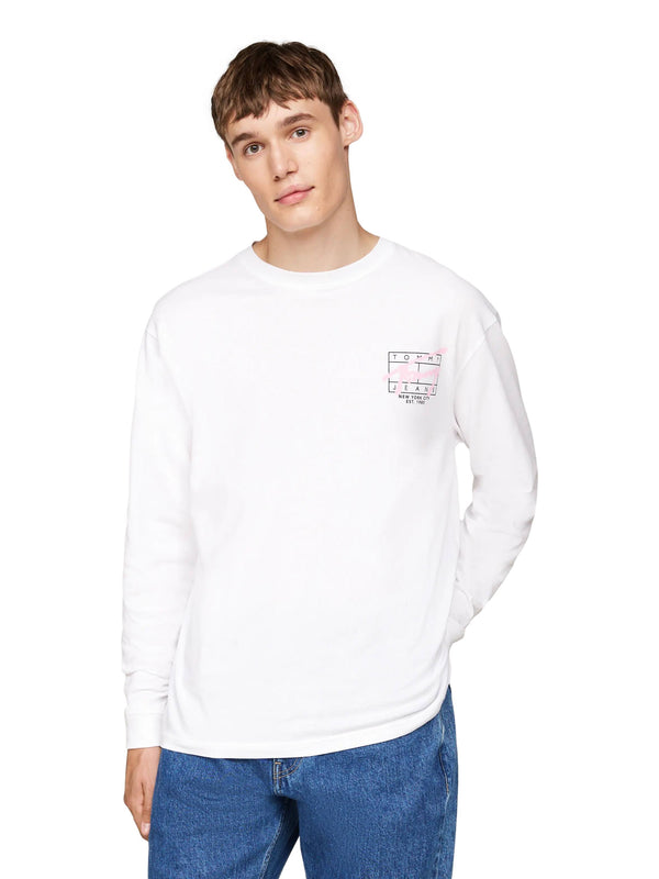 ΑΝΔΡΙΚΗ ΜΠΛΟΥΖΑ TOMMY JEANS REG SPRAY TEE LS EXT