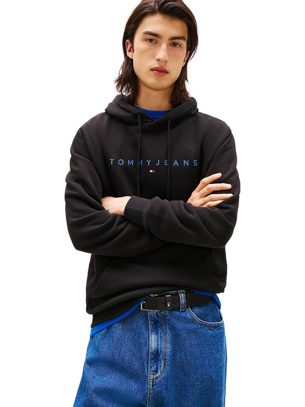 ΑΝΔΡΙΚΟ ΦΟΥΤΕΡ TOMMY JEANS REG LINEAR LOGO HOODIE TEXT