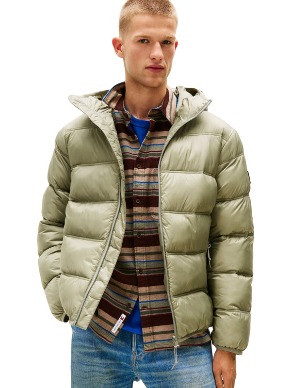ΑΝΔΡΙΚΟ ΜΠΟΥΦΑΝ TOMMY JEANS HOODED LOGO PUFFER EXT