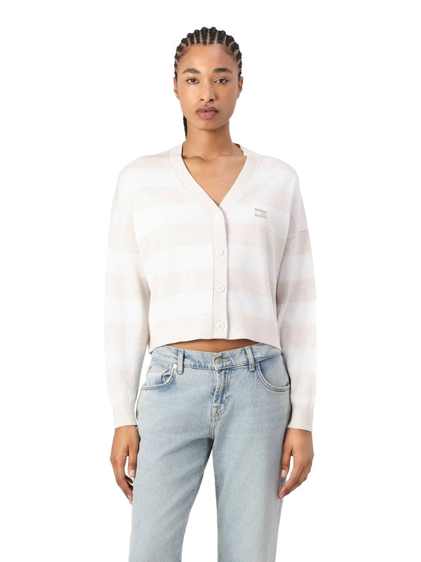 ΓΥΝΑΙΚΕΙΑ ΠΛΕΚΤΗ ΖΑΚΕΤΑ TOMMY JEANS TJW RLX STRIPE CARDIGAN