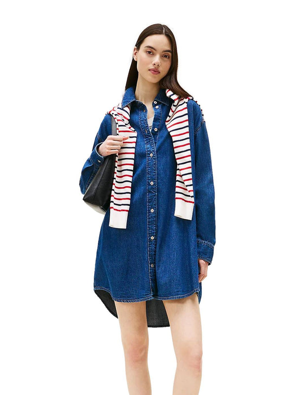 ΓΥΝΑΙΚΕΙΟ DENIM ΦΟΡΕΜΑ TOMMY JEANS RELAXED SHIRT DRESS