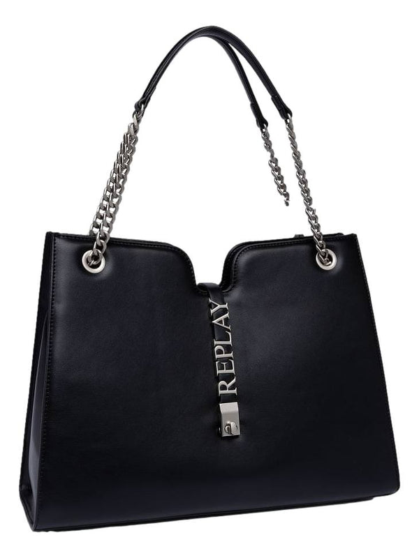 ΓΥΝΑΙΚΕΙΑ ΤΣΑΝΤΑ REPLAY SHOPPER WITH LETTERING