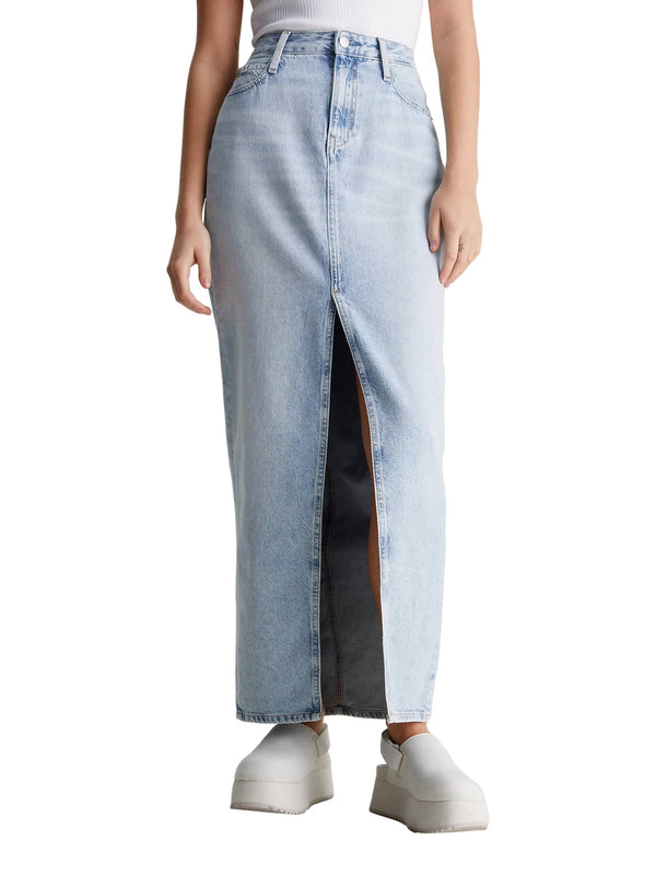 ΓΥΝΑΙΚΕΙA JEAN ΦΟΥΣΤΑ CALVIN KLEIN MAXI SKIRT