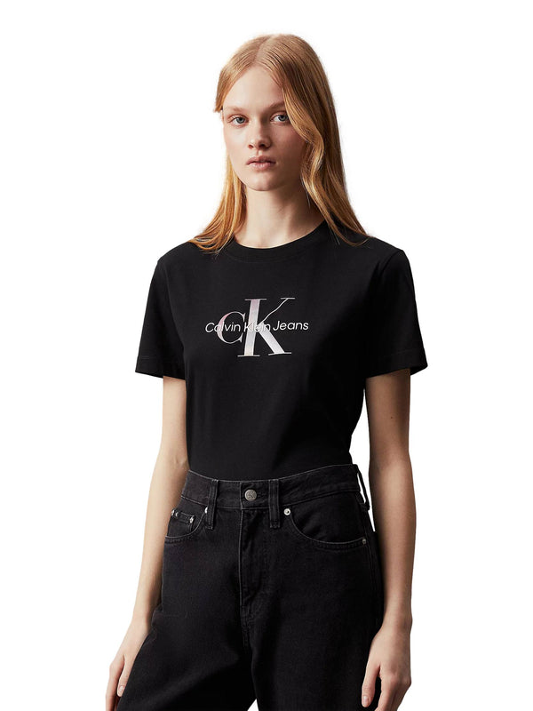 ΓΥΝΑΙΚΕΙO T-SHIRT CALVIN KLEIN DIFFUSED MONOLOGO REGULAR TEE