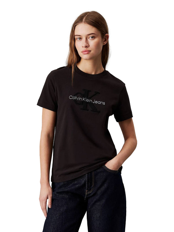 ΓΥΝΑΙΚΕΙΟ T-SHIRT CALVIN KLEIN JEANS CHENILLE MONOLOGO TEE