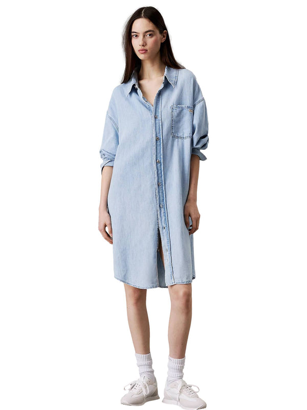 ΓΥΝΑΙΚΕΙΟ DENIM ΦΟΡΕΜΑ CALVIN KLEIN JEANS RELAXED SHIRT DRESS